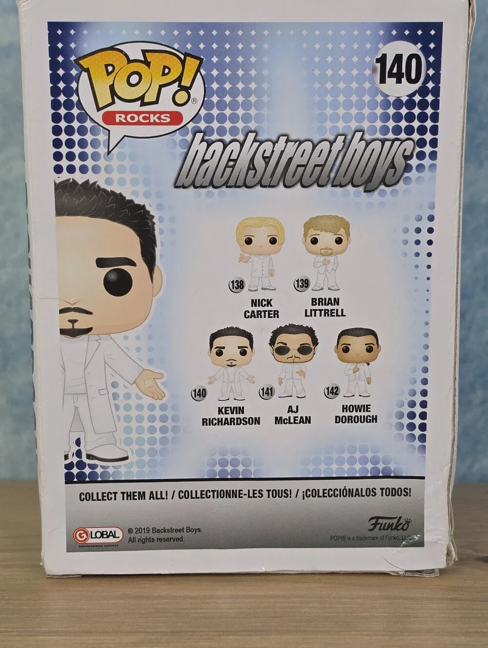 Backstreet Boys Kevin Richardson Funko Pop NEW Damaged Box